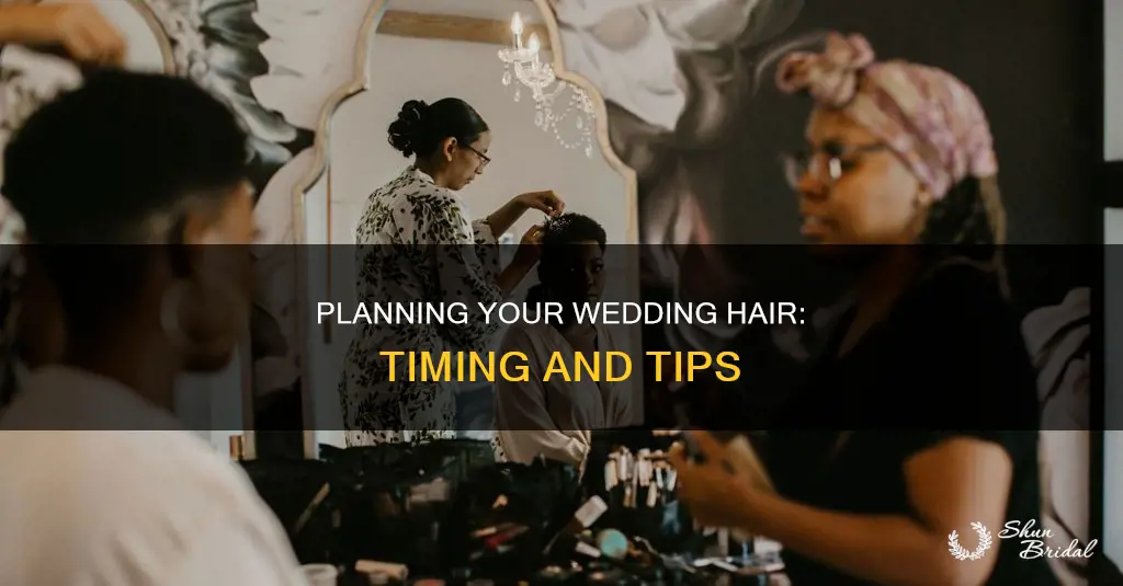 how long before wedding should I get my hair done