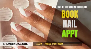 Nail Appointment Timing for Your Wedding Day