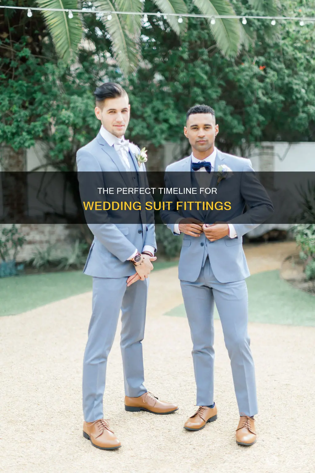 how long before wedding suit fitting