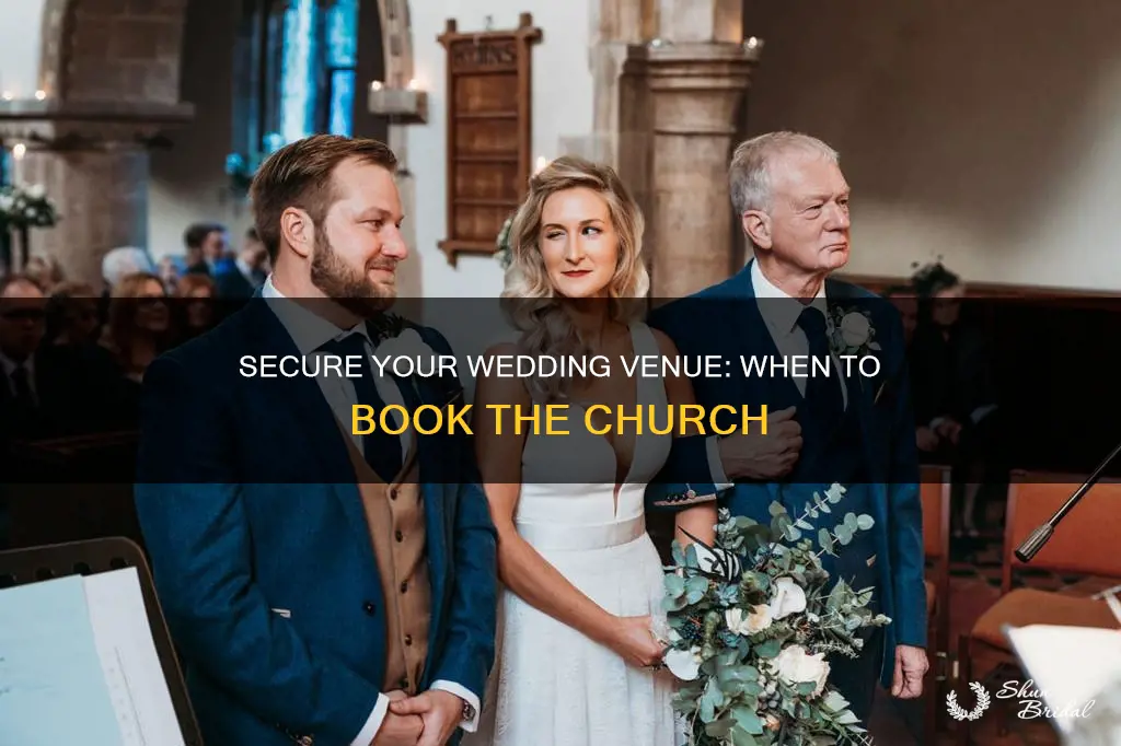 how long before wedding to book church