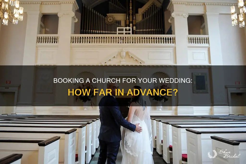 how long before wedding to book church