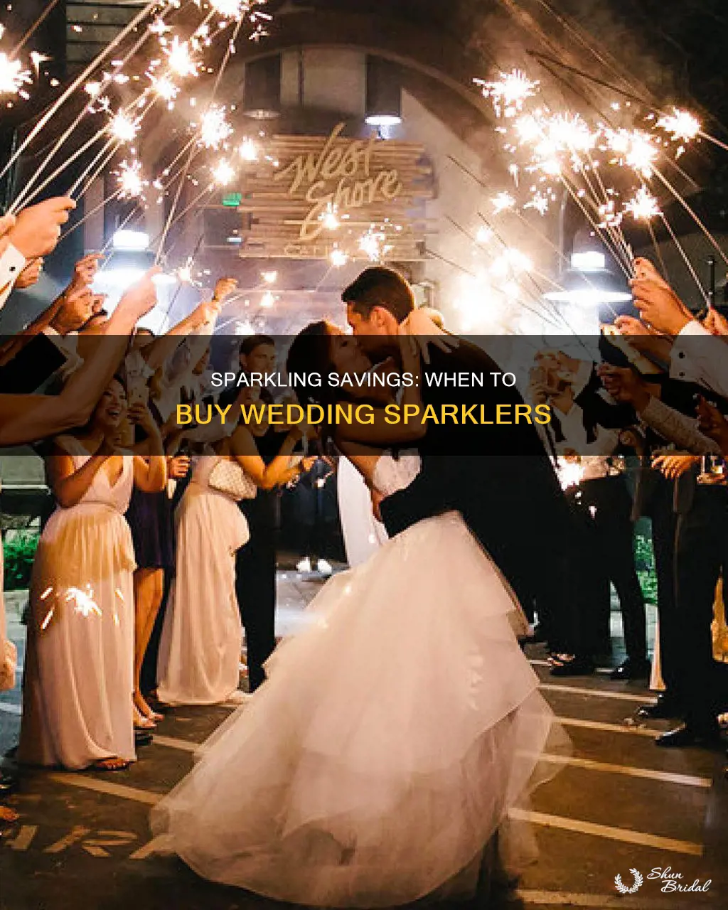 how long before wedding to buy sparklers