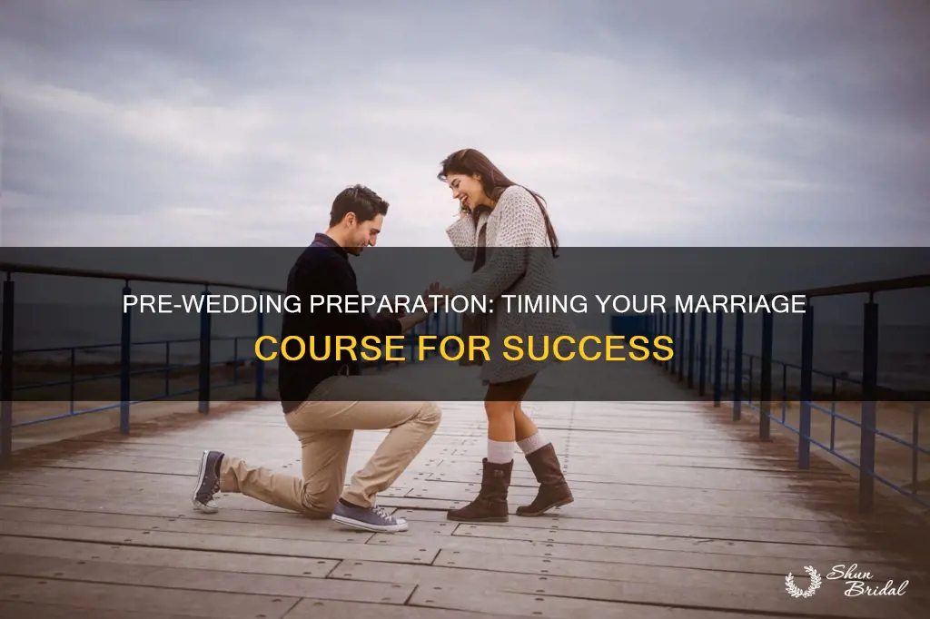 how long before wedding to do pre marriage course