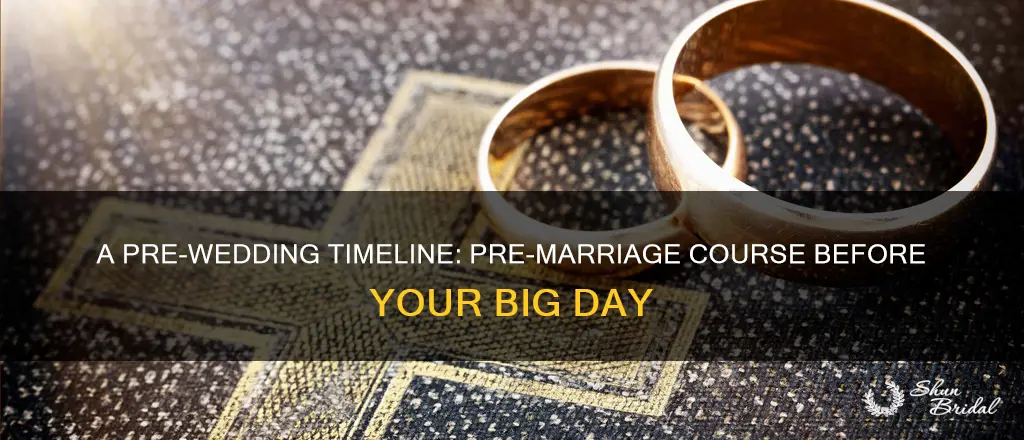 how long before wedding to do pre marriage course