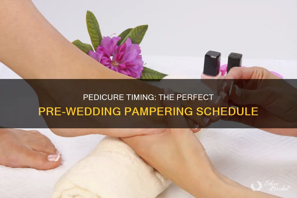 how long before wedding to get pedicure