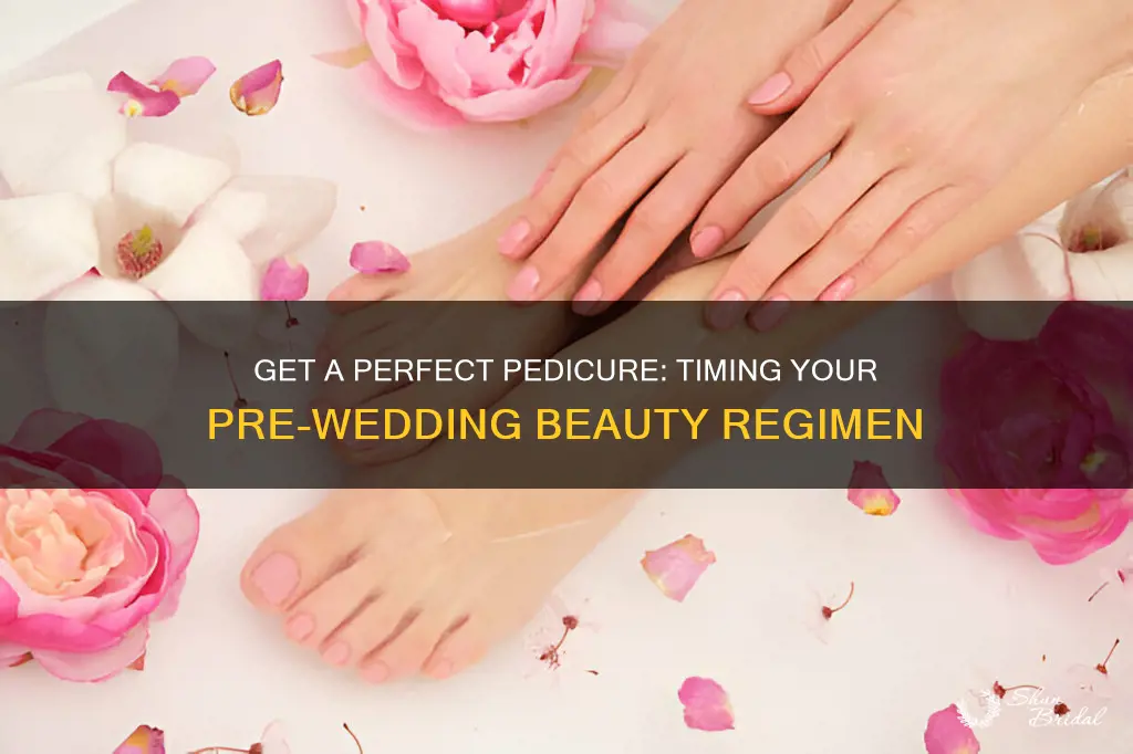 how long before wedding to get pedicure