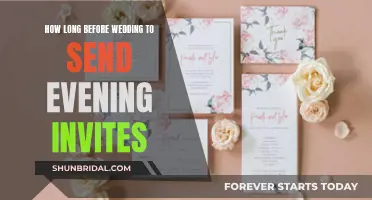 Evening Wedding Invite Etiquette: When to Send Out Invites