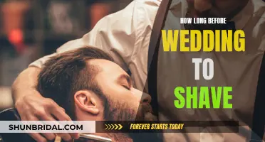 The Perfect Time to Shave Before Your Wedding Day