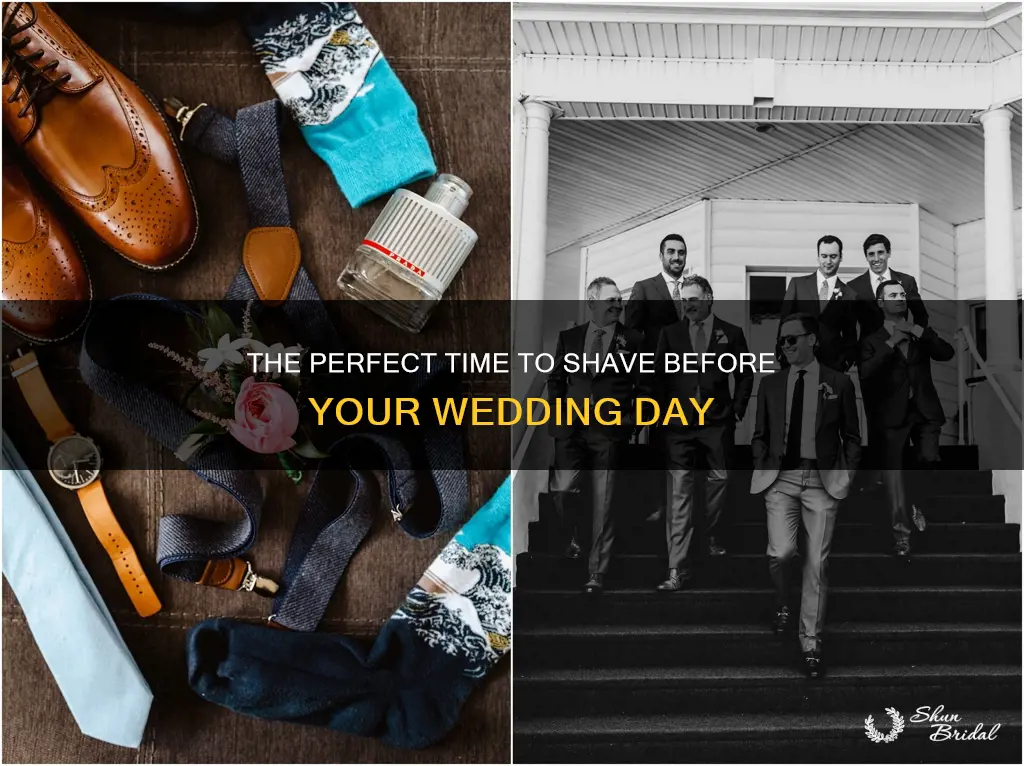 how long before wedding to shave