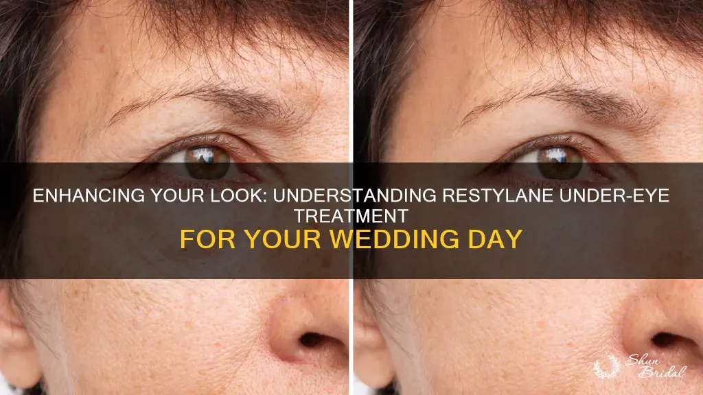 how long before wedding uding restylane undr eyes