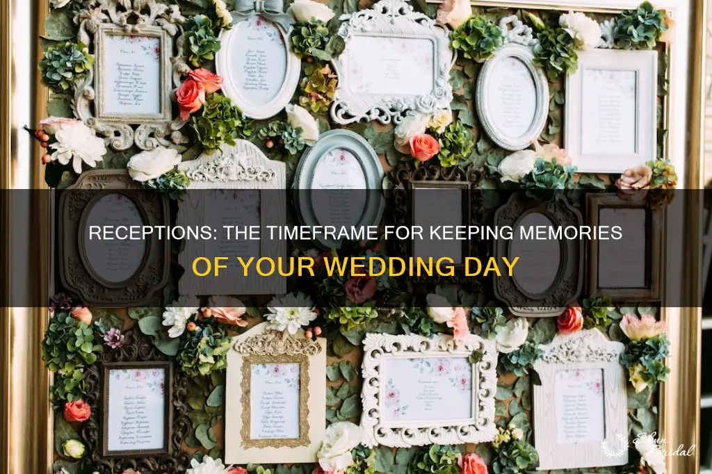 how long before you keep receptions after a weddings