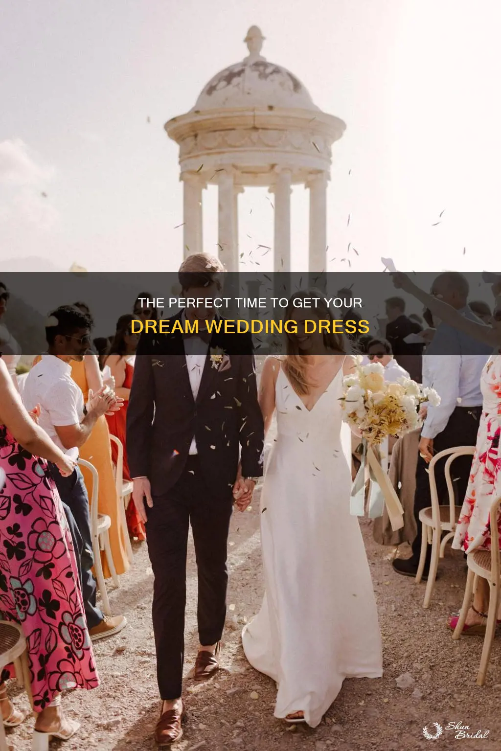 how long before your wedding should you get your dress