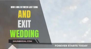 The Perfect Wedding Song Timeline: Last Notes to Exit