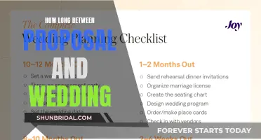 The Ideal Time Gap Between Proposal and Wedding