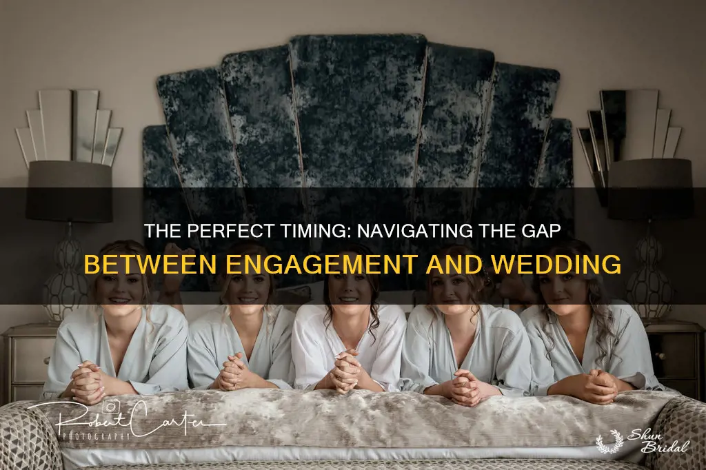 how long between wedding and engagement