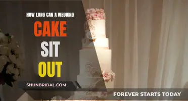 Wedding Cake Display: How Long Can You Leave It Out?