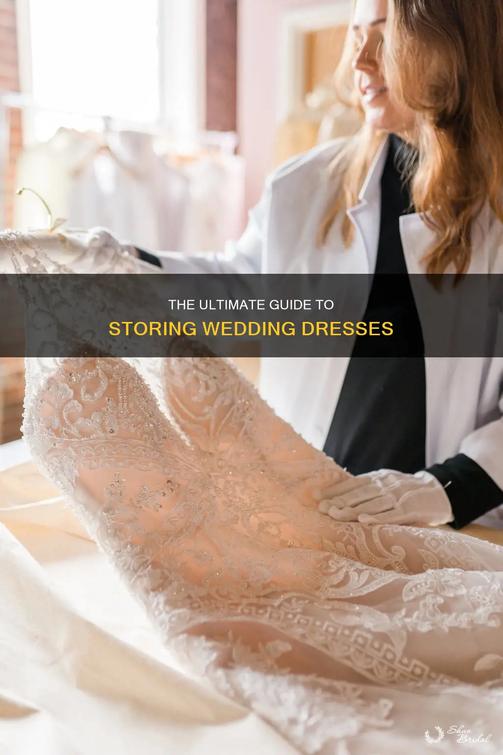 how long can a wedding dress be in a bag