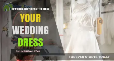 The Sooner, the Better: Cleaning Your Wedding Dress