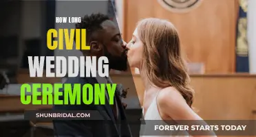 Civil Wedding Ceremony: How Long Does It Last?