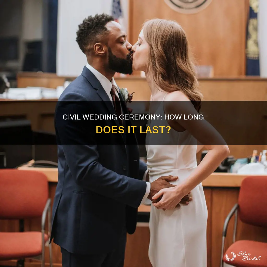 how long civil wedding ceremony