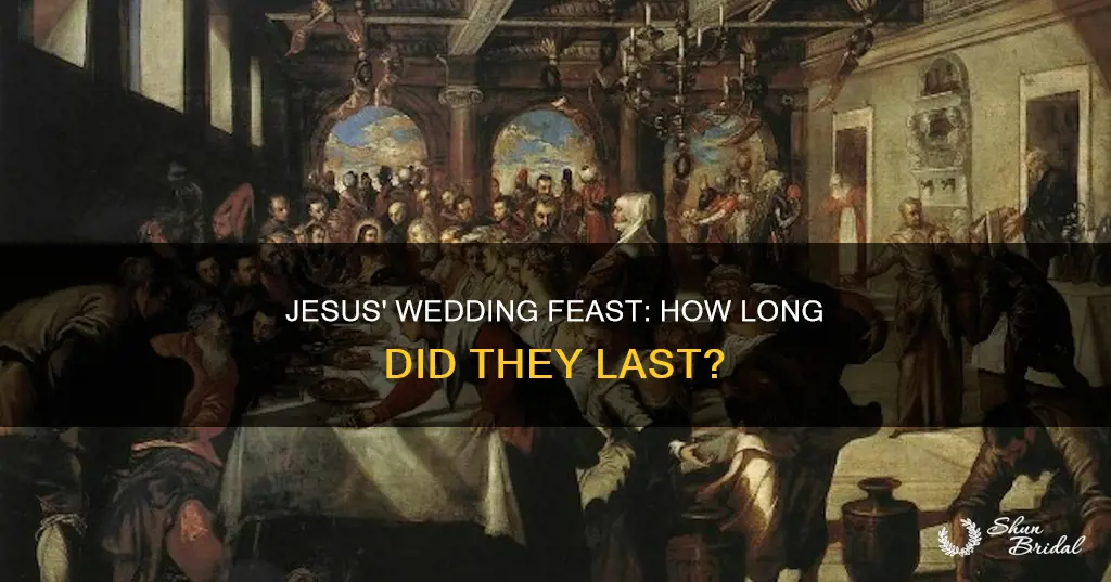 how long did a wedding feast last in jesus day