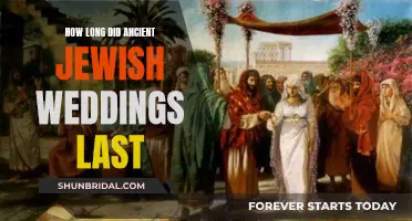 Ancient Jewish Weddings: How Long Did They Last?