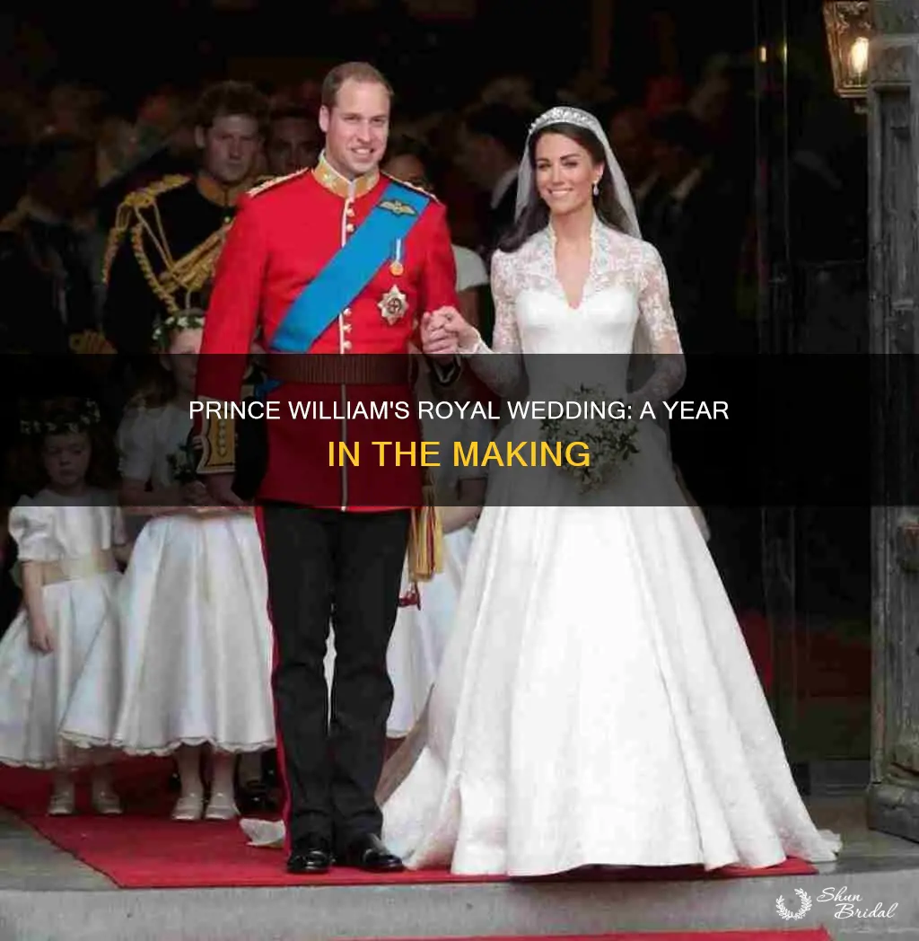 how long did prince william plan his wedding day