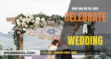 Jewish Wedding Celebrations: How Long Did They Last?