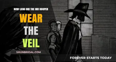 Mr. Hooper's Veil: Unveiling the Duration of His Iconic Look