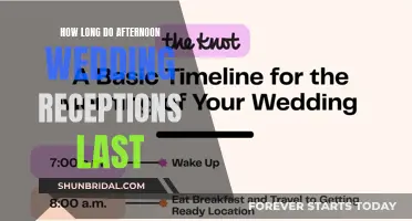 Afternoon Wedding Receptions: How Long is Too Long?