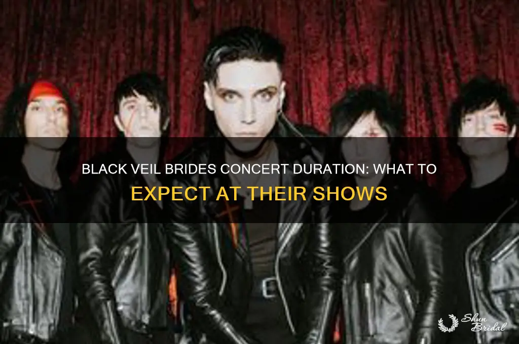 how long do black veil brides concerts last