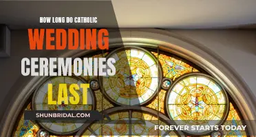 The Length of Catholic Wedding Ceremonies: A Guide for Couples