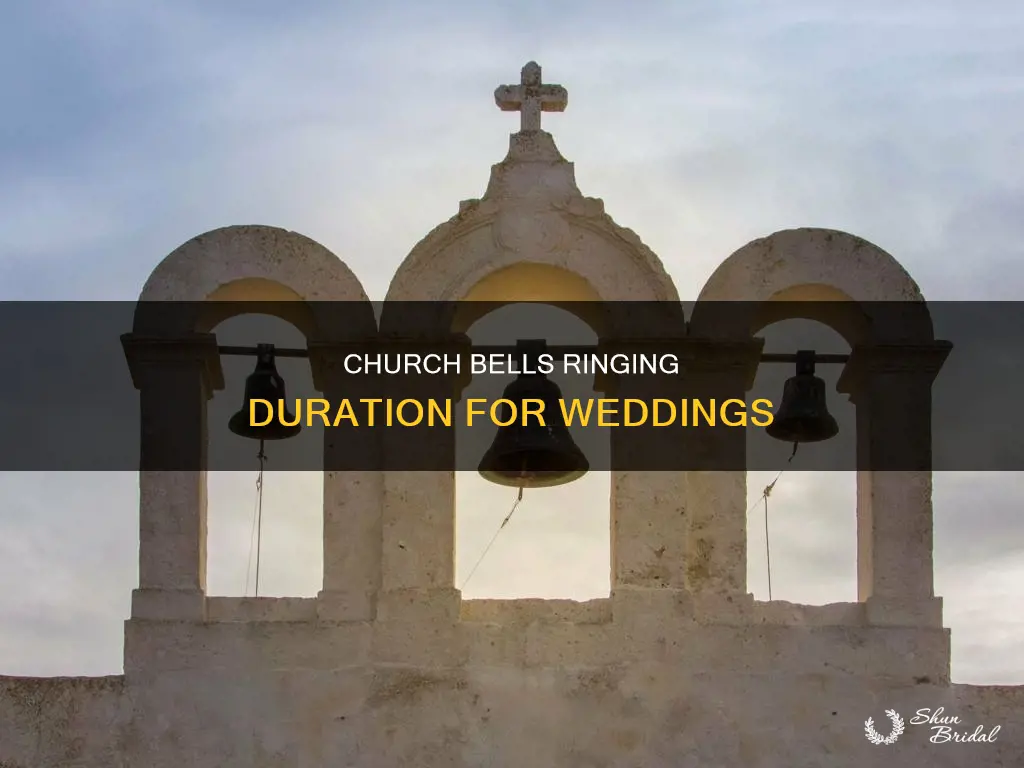 how long do church bells ring for a wedding
