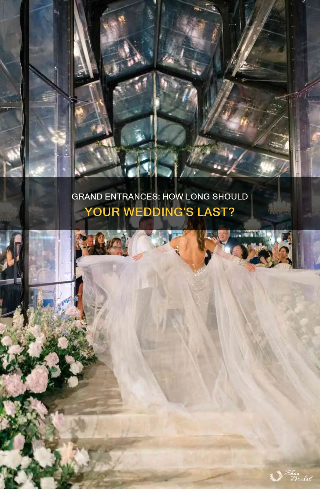 how long do grand entrances last for weddings