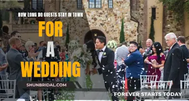 Planning a Wedding: How Long Do Guests Typically Stay?
