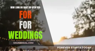 The Ultimate Guide to Open Bar Duration for Wedding Receptions