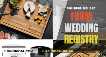 When to Buy from a Wedding Registry
