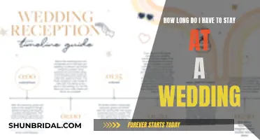 Weddings: How Long Should You Stay?