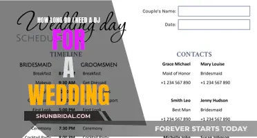 The Perfect Wedding DJ Timeline: How Long is Enough?