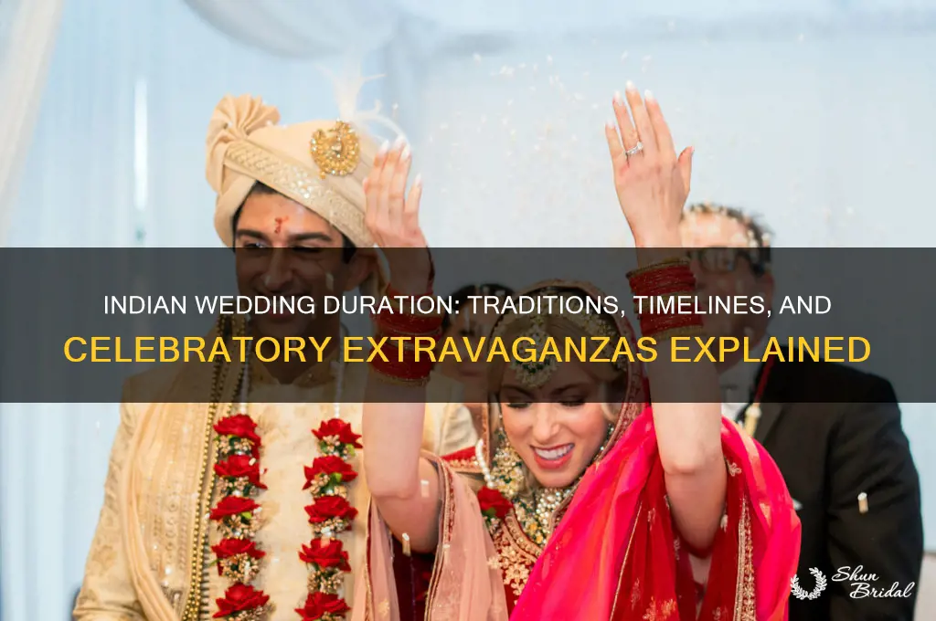 how long do indian weddings go for