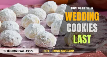 Italian Wedding Cookies: How Long Do They Stay Fresh?