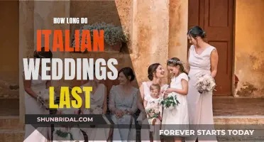 The Duration of Italian Weddings: How Long Do They Last?