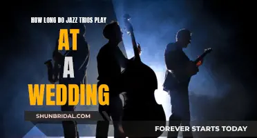 Jazz Trio Wedding Performance: How Long is Too Long?