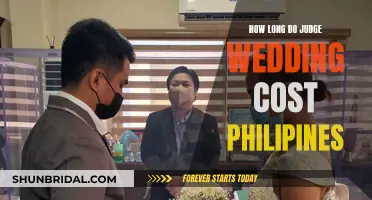 Philippine Wedding Judge Costs: How Much and Why?