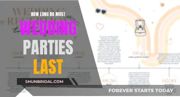 The Duration of Wedding Parties: How Long Do They Last?
