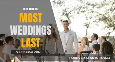 Weddings: How Long Do Couples Typically Celebrate?