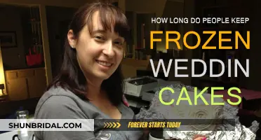 Preserving Memories: Frozen Wedding Cakes' Shelf Life