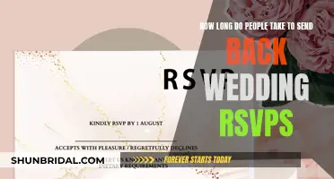 When to Expect Wedding RSVPs: Timely Returns