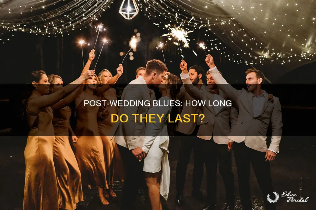 how long do post wedding blues last