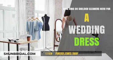 Sheldon Cleaners' Wedding Dress Turnaround Time